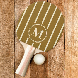 Monogramremsa varm ökenvindsfärg pingisracket