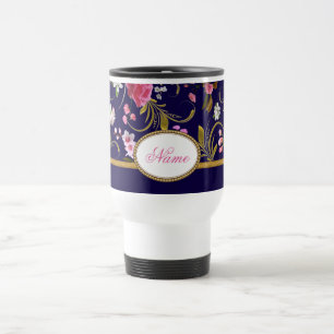Monogramrosablommor Resemugg
