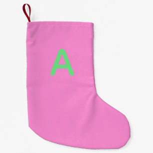 Monogramrosajulstrumpa Liten Julstrumpa