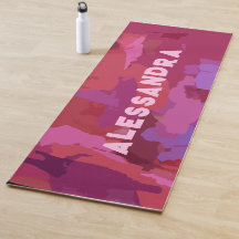 Monogramrött rosa abstrakt mönster modern