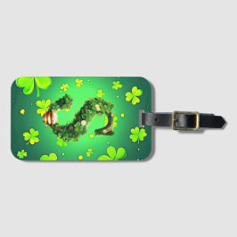 Monogramsbokstäver Bagagebricka