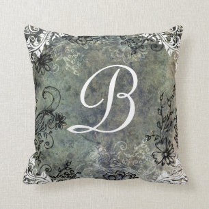 Monogramshabby chicvintage kudder kudde
