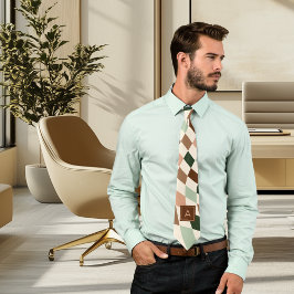 Monogramtid för kontrollpanel för neutralt, tänd slips