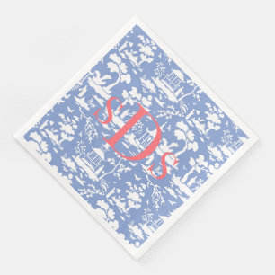 MonogramToile servetter