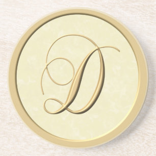 Monogramunderlägg - brev D Underlägg