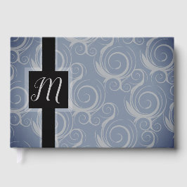 Monogramvirvlar Bröllop Gästböcker