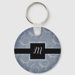 Monogramvirvlar Nyckelring
