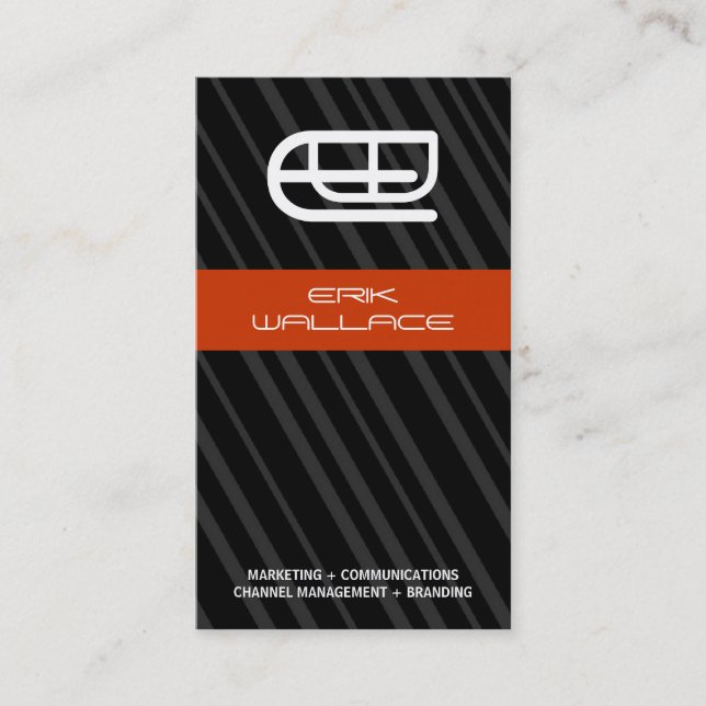 Monogramvisitkort Visitkort (Framsida)