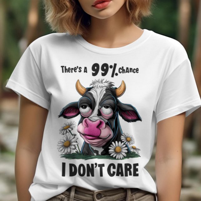 Monokrom bläck: en svart och vit kon med Pi T Shirt (Skapare uppladdad)