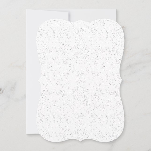 Monokrom Blommönster - Elegant Sömlös konst (Framsida)