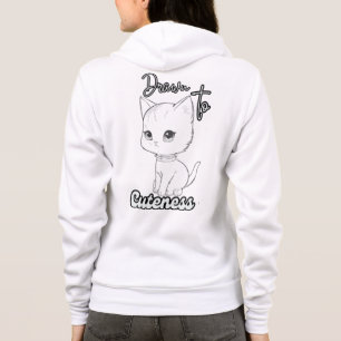Monokrom Cute Kitten Sketch Art T Shirt