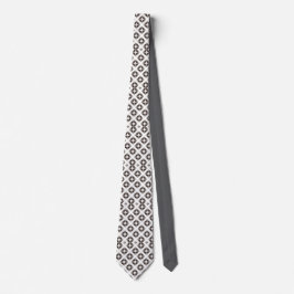 Monokrom diamant halsduk slips