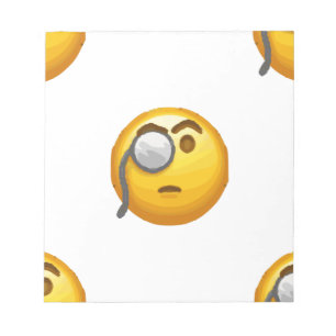 monokrom emoji anteckningsblock