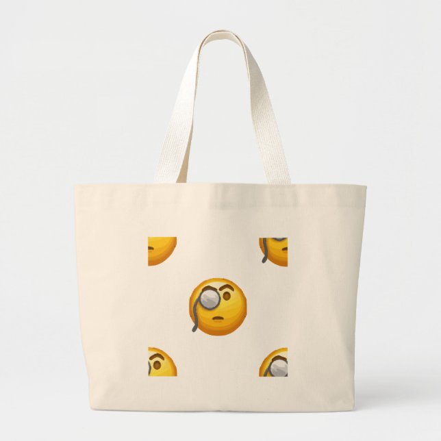 monokrom emoji jumbo tygkasse (Framsidan)