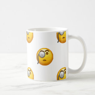 monokrom emoji kaffemugg
