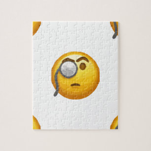 monokrom emoji pussel