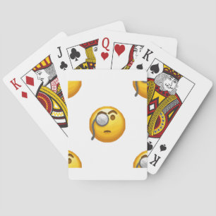 monokrom emoji spelkort