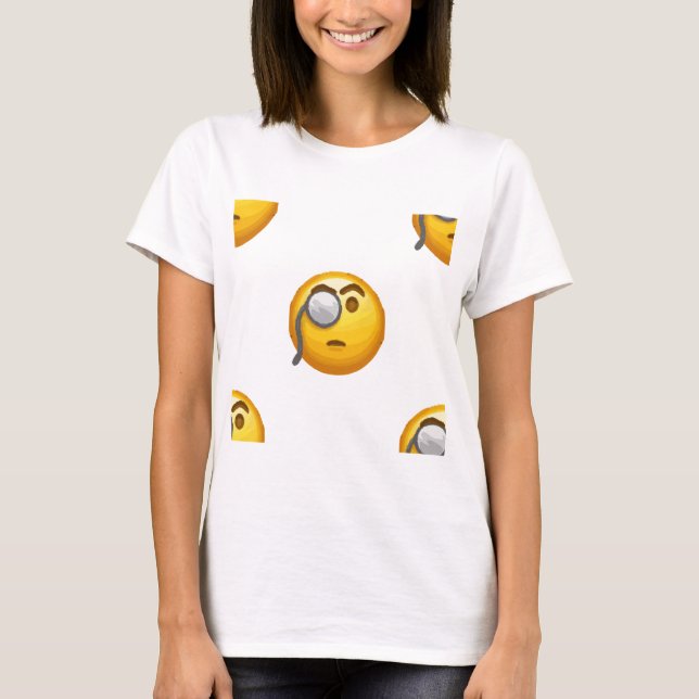 monokrom emoji t shirt (Framsida)