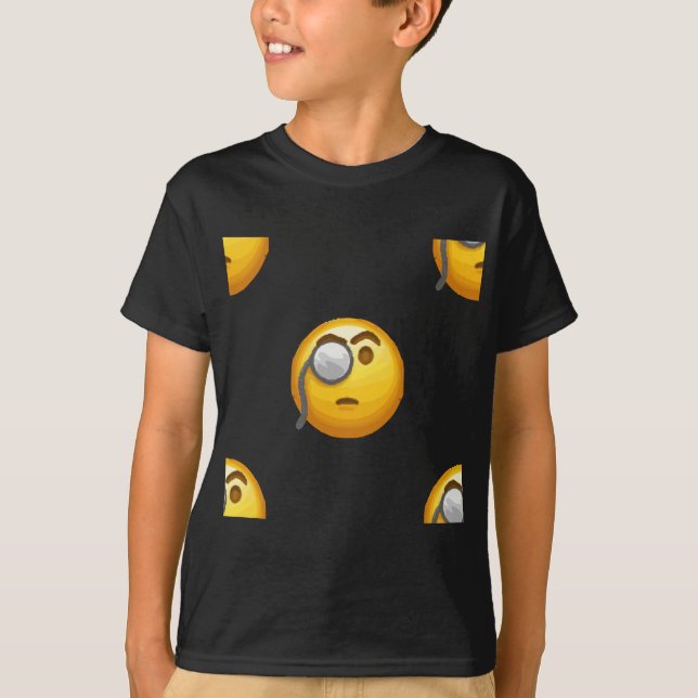 monokrom emoji tee shirt (Framsida)