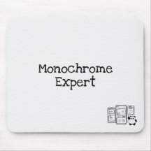Monokrom expert Mousepad för UX-designers