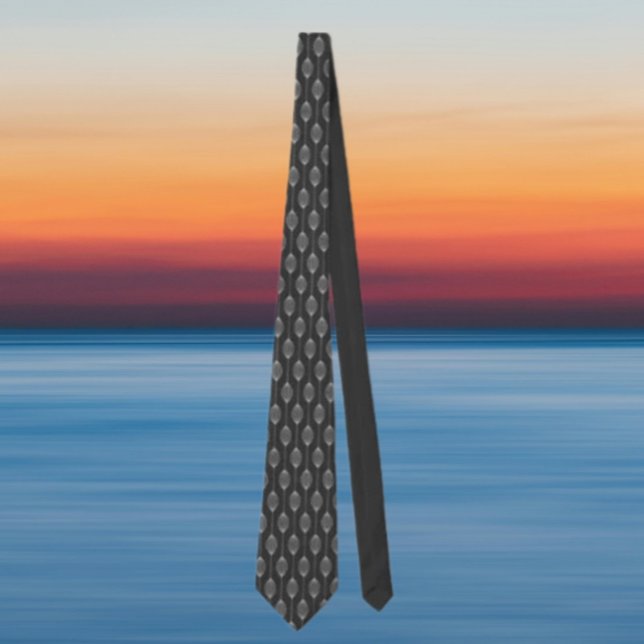 Monokrom geometri – Abstrakt mönstrad slips (Skapare uppladdad)
