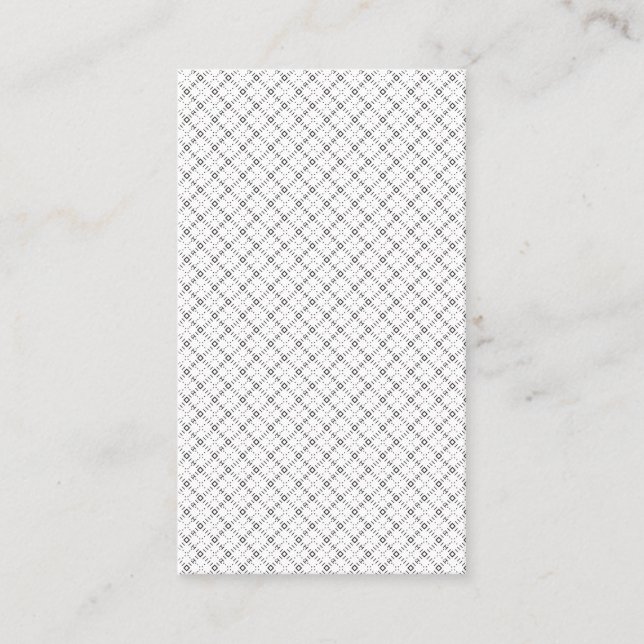 Monokrom geometrisk textur|Sömlös diamantlook Tidsbeställning Kort (Framsida)