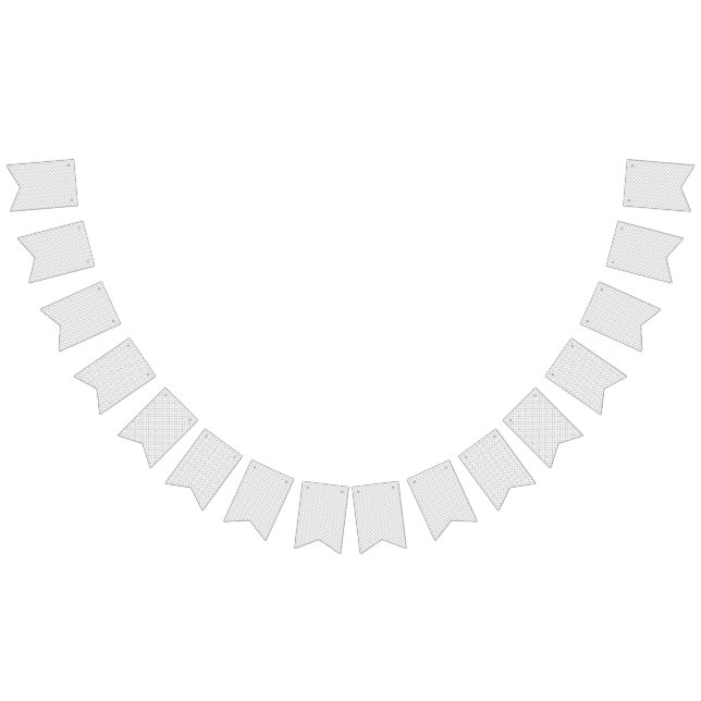 Monokrom geometrisk textur|Sömlös diamantlook Vimplar (Alla)