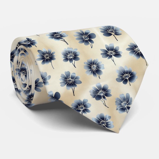 Monokrom gradient blomster mönster slips (Rullad)