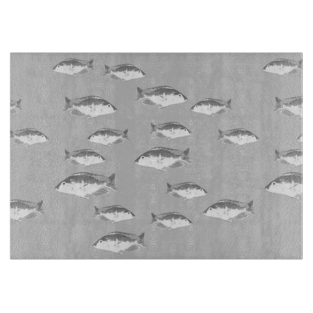 Monokrom grått-fisk (Framsidan)