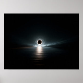 Monokrom illustration av ensam man på bänk w poster