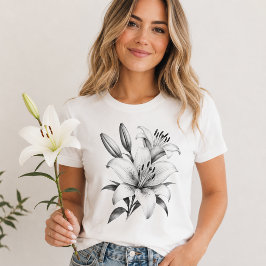 Monokrom Lilja T Shirt