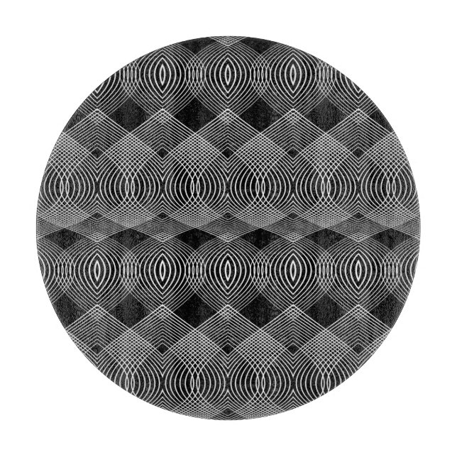 Monokrom Linjer: Texturerad abstrakt design (Framsidan)