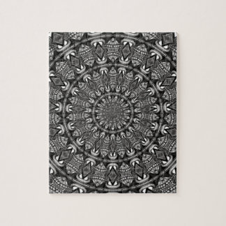 Monokrom Mandala Pussel