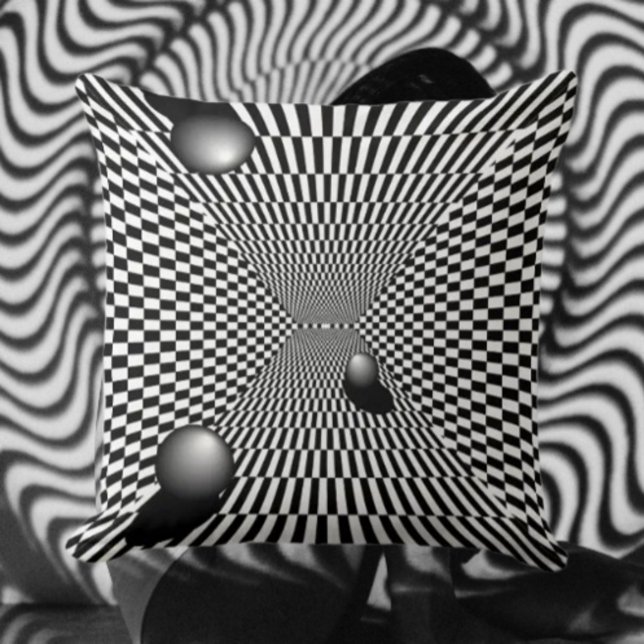 Monokrom Mirage Kudde (Skapare uppladdad)