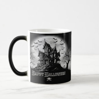 Monokrom Mugg för Spökhus