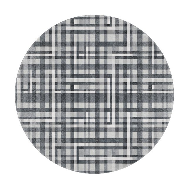 Monokrom Pixel Kontroll Geometriskt Mönster (Framsidan)