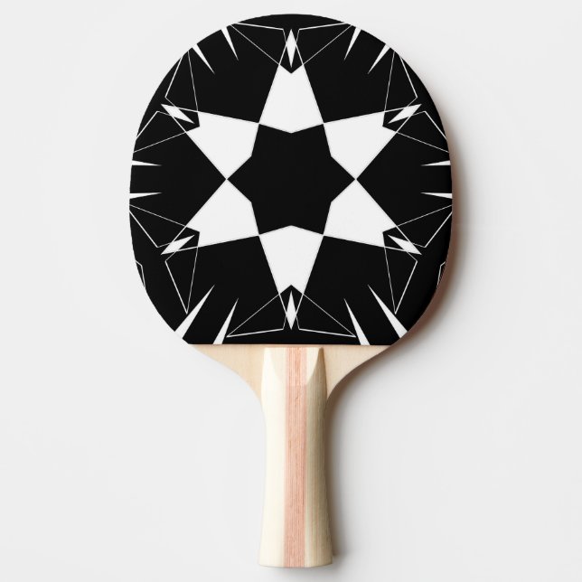 Monokrom puls pingisracket (Framsidan)