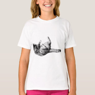 Monokrom Rörelse med stripe-detalj T Shirt