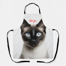 Monokrom siamesisk katt Kärlek