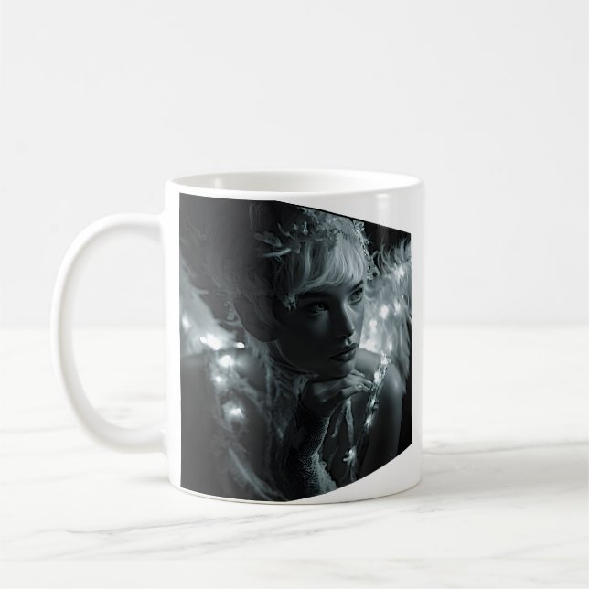 Monokrom Skönhet Kaffemugg (Vänster)