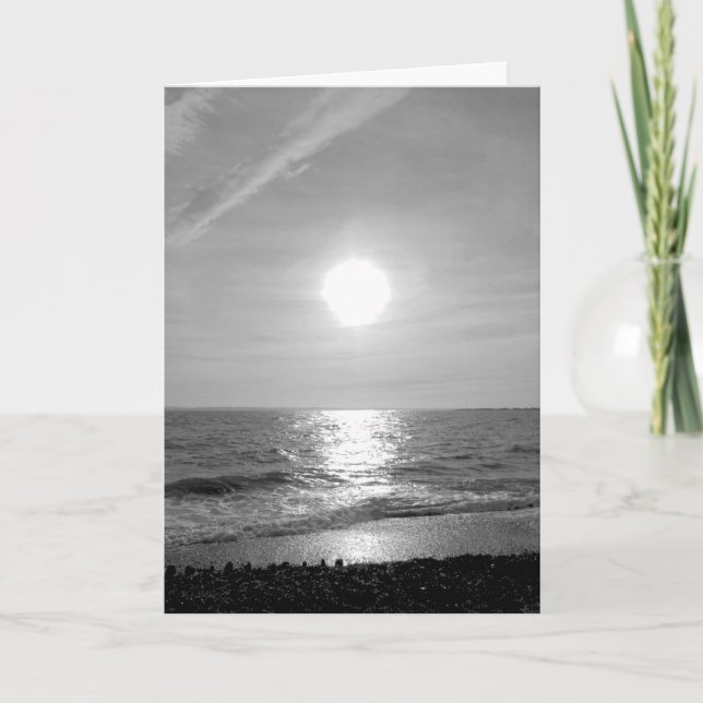 Monokrom Sol-shingring på havskortet Kort (Framsida)