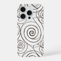 Monokrom Spiralmosaik Optisk Illusion