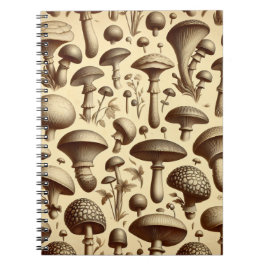 Monokrom svamp anteckningsbok