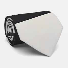 Monokrom svarta och vita schaktbord Stil Slips
