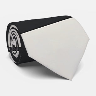 Monokrom svarta och vita schaktbord Stil Slips