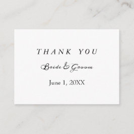 Monokrom treetops tack tilläggskort