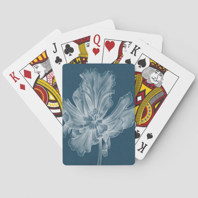 Monokrom Tulip II Spel Kort (Baksidan)