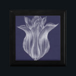 Monokrom tulpansyra III Smyckeskrin<br><div class="desc">Blommigt</div>