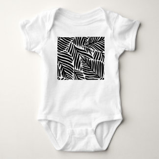 Monokrom ungle Geometric Seamless Mönster T Shirt