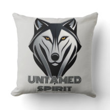 Monokrom Varg Silhouette i en fet Abstrakt Styl